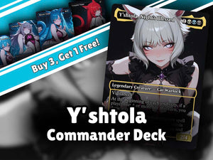 Y'shtola Control MTG Proxy Commander Deck - 105+ Pcs Catgirl Spellslinger Set