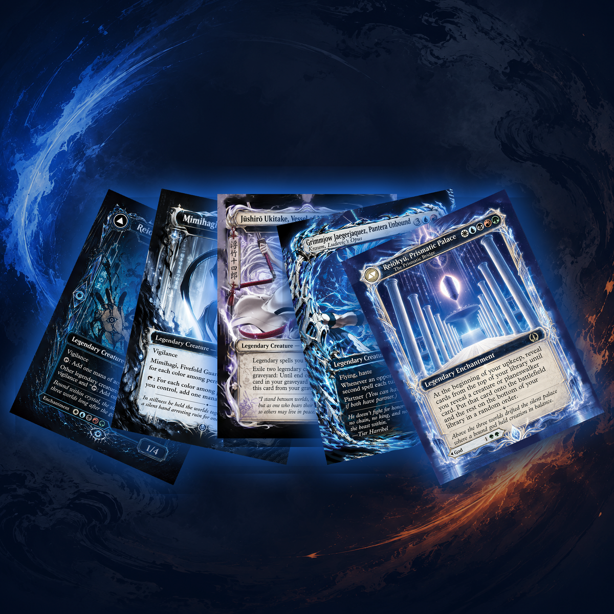 Bleach Ichigo Commander Proxy Deck – Jodah 5-Color Legendary | 100+ Custom Art Cards