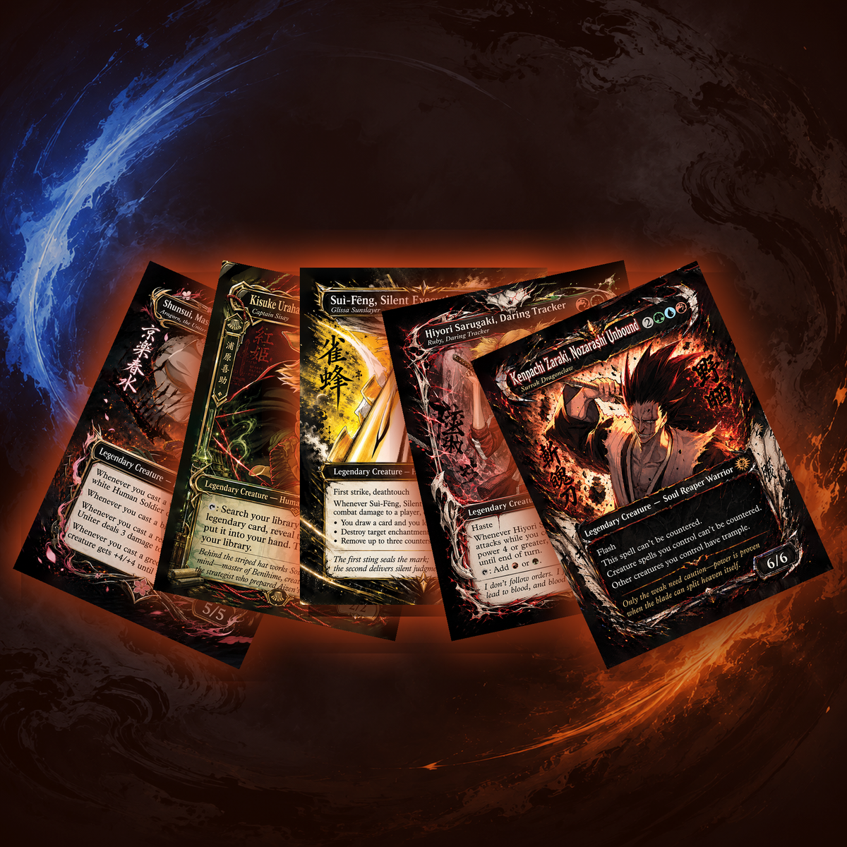 Bleach Ichigo Commander Proxy Deck – Jodah 5-Color Legendary | 100+ Custom Art Cards