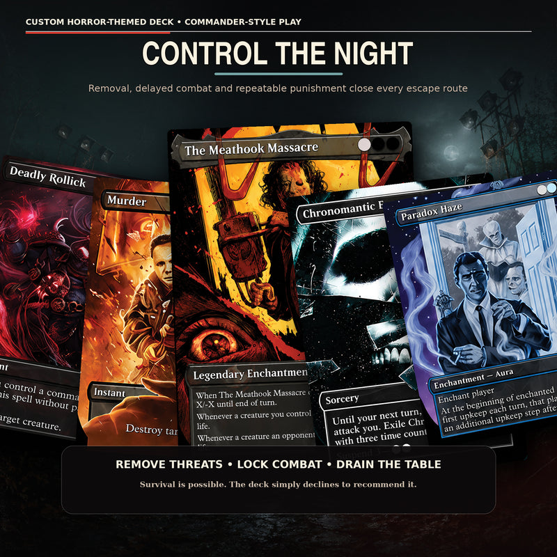 The Final Hunt Horror Commander Proxy Deck – Sen Triplets | 100+ Custom Art Cards | ProxyTCG