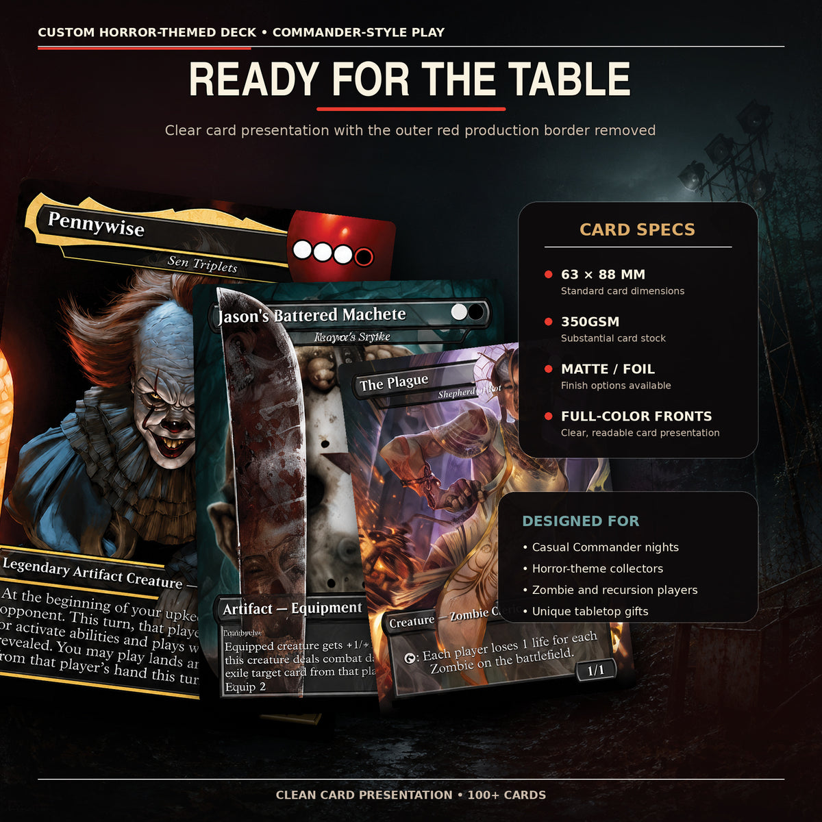 The Final Hunt Horror Commander Proxy Deck – Sen Triplets | 100+ Custom Art Cards | ProxyTCG