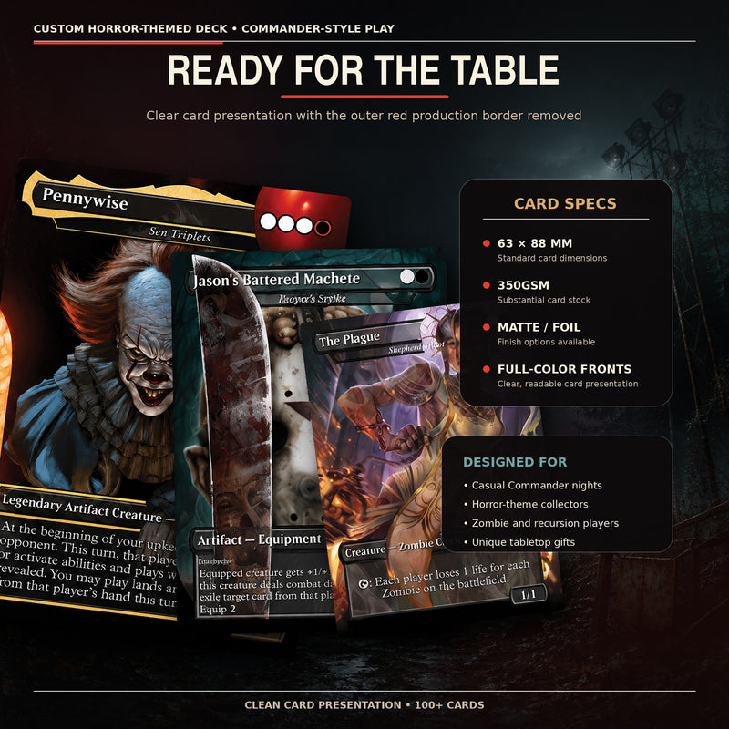 The Final Hunt Horror Commander Proxy Deck – Sen Triplets | 100+ Custom Art Cards | ProxyTCG