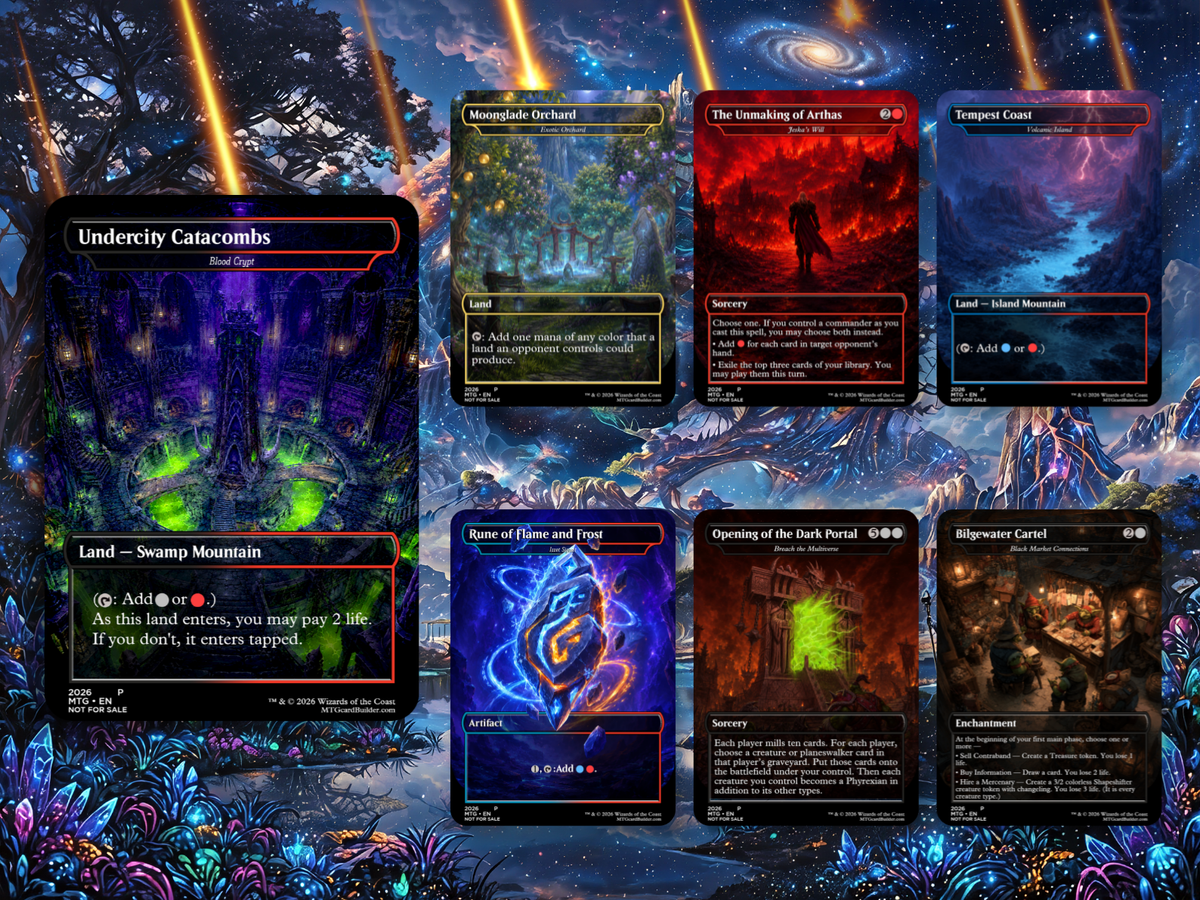 Redemption of Arthas Lich King Commander Deck | 106-Card | ProxyTCG