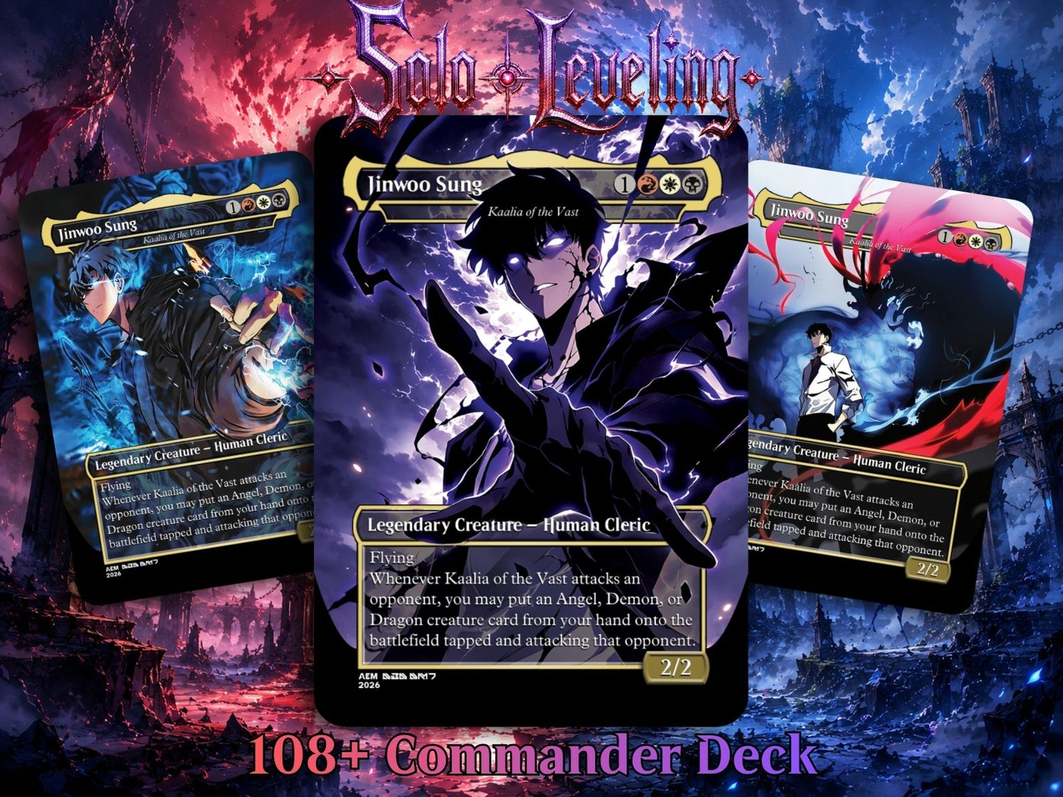 Solo Leveling Commander Deck – 112+ Cards | ProxyTCG