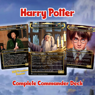 DUMBLEDORE LIGHT MAGIC COMMANDER DECK – PREMIUM COLLECTOR SET (107 CARDS)