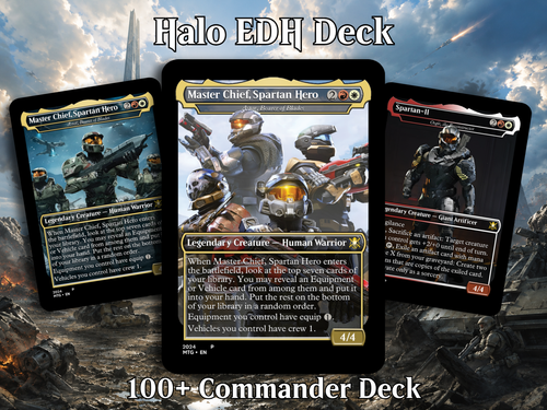 | New | Halo Infinite Commander Deck - 120+ Cards | ProxyTCG