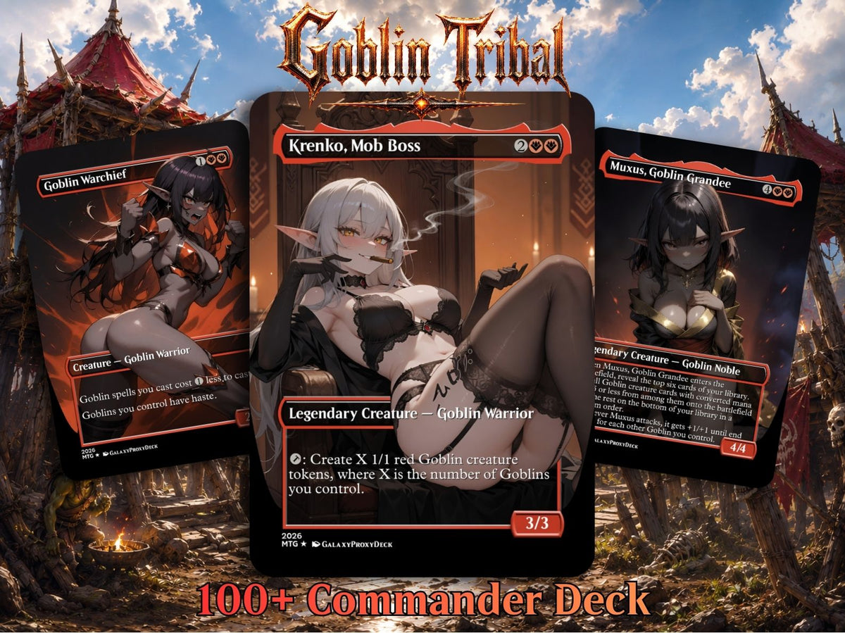 Goblin Tribal Commander Deck - 112+ Cards | ProxyTCG