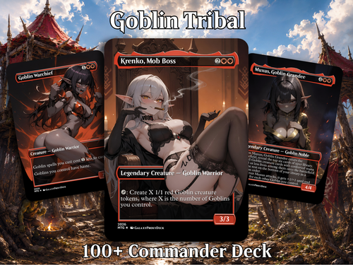 | New | Goblin Tribal Commander Deck - 112+ Cards | ProxyTCG