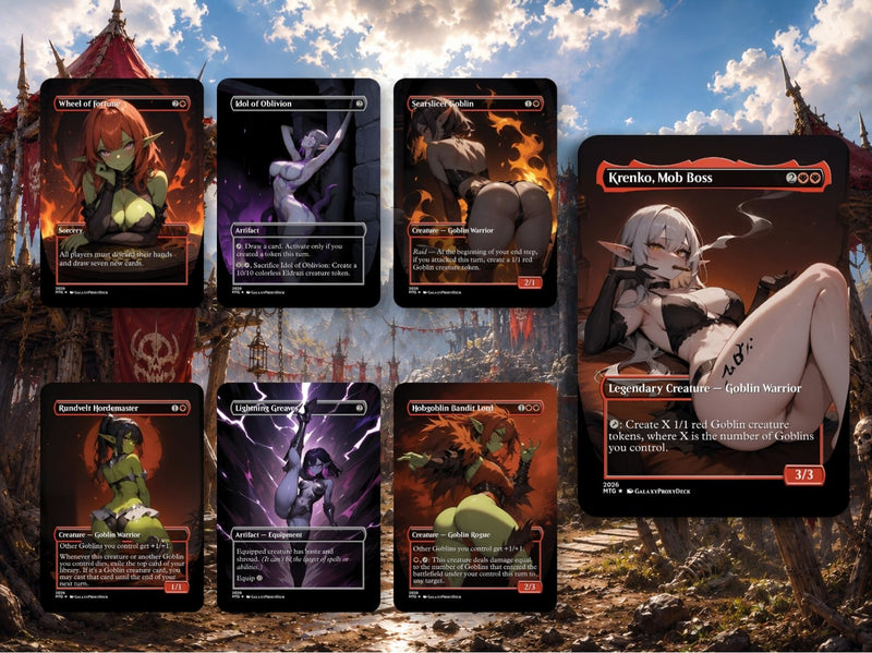 Goblin Tribal Commander Deck - 112+ Cards | ProxyTCG
