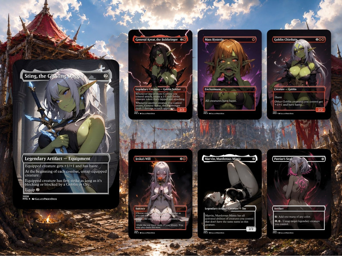Goblin Tribal Commander Deck - 112+ Cards | ProxyTCG
