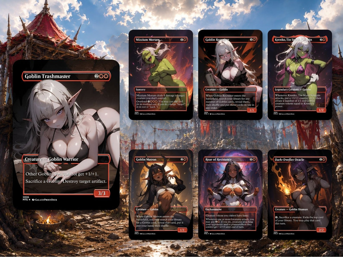 Goblin Tribal Commander Deck - 112+ Cards | ProxyTCG