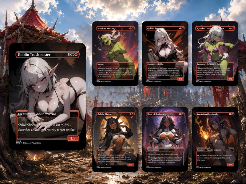 Goblin Tribal Commander Deck - 112+ Cards | ProxyTCG