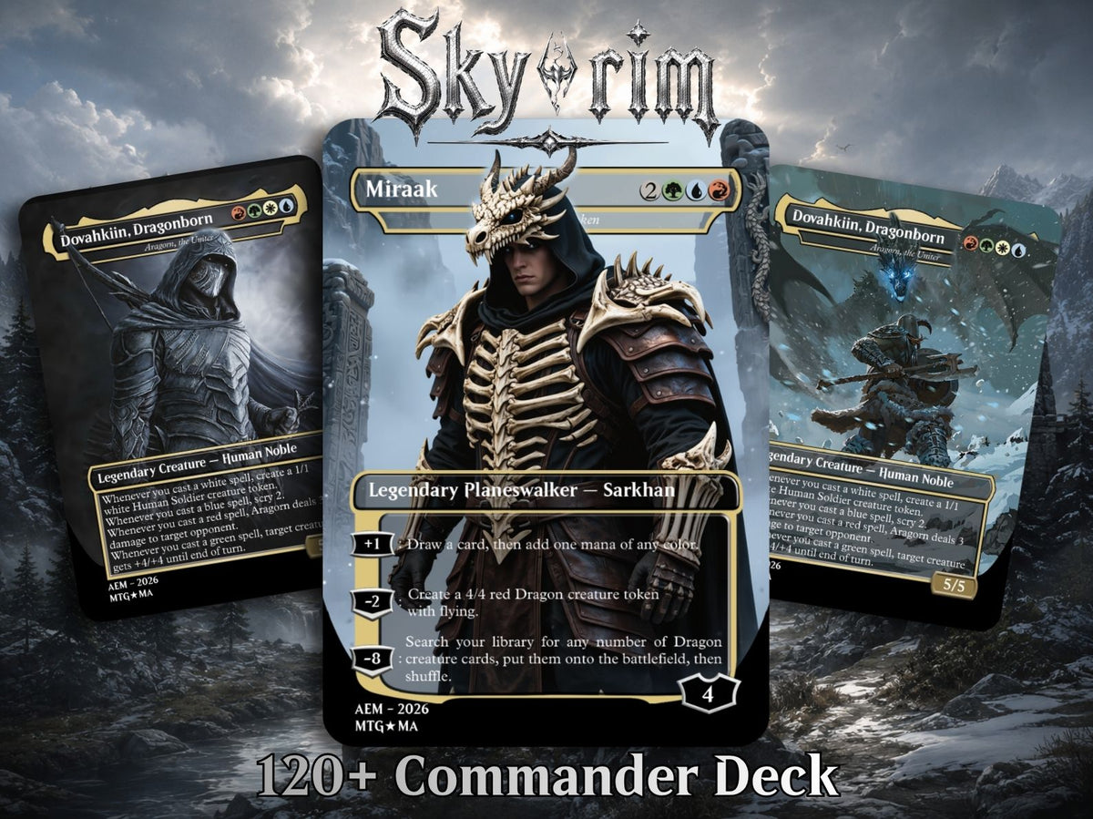Skyrim Themed Commander Deck – 116+ Cards | ProxyTCG