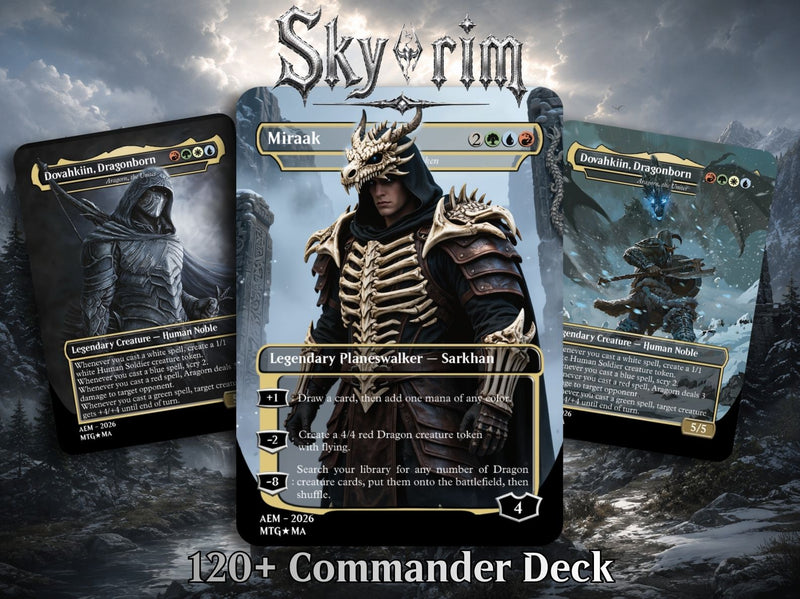 Skyrim Themed Commander Deck – 116+ Cards | ProxyTCG