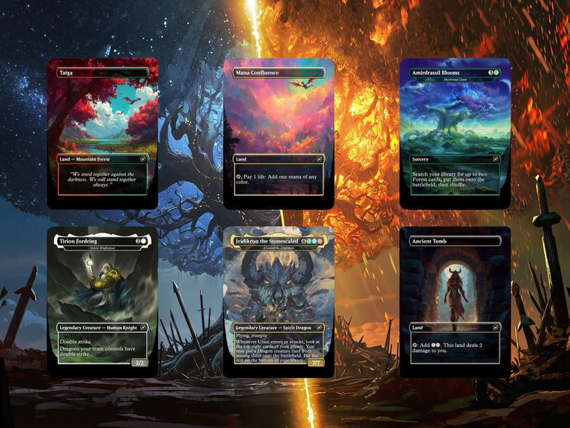 | New | WORLD OF WARCRAFT DRAGONS – 100-CARD FAN-MADE PROXY COMMANDER DECK | ProxyTCG