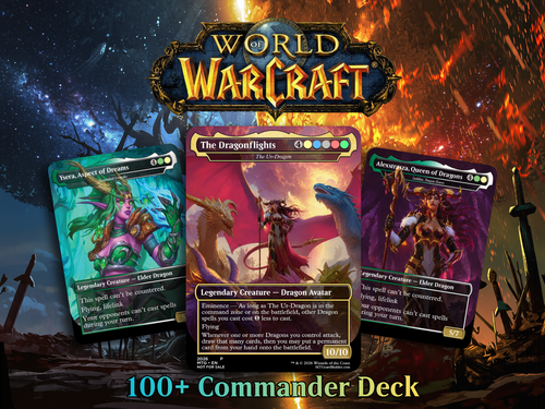 WORLD OF WARCRAFT DRAGONS – 100-CARD FAN-MADE PROXY COMMANDER DECK | ProxyTCG