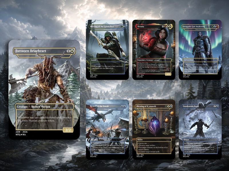 Skyrim Themed Commander Deck – 116+ Cards | ProxyTCG