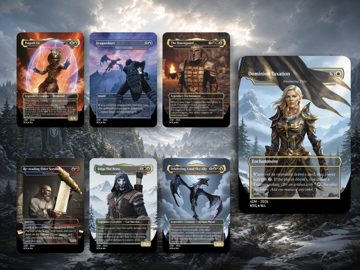 Skyrim Themed Commander Deck – 116+ Cards | ProxyTCG