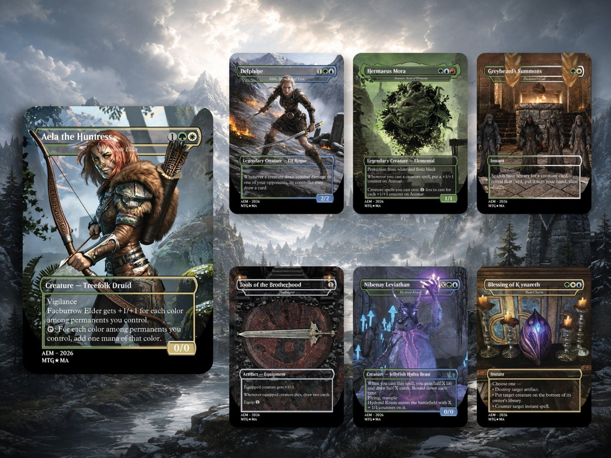 Skyrim Themed Commander Deck – 116+ Cards | ProxyTCG