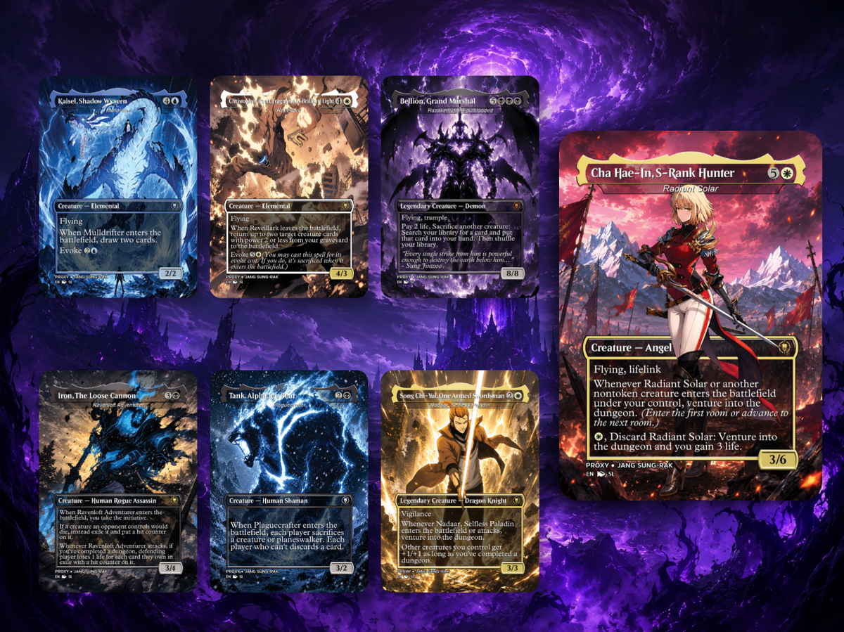 Solo Leveling Commander Deck V2 – 117+ Cards | ProxyTCG