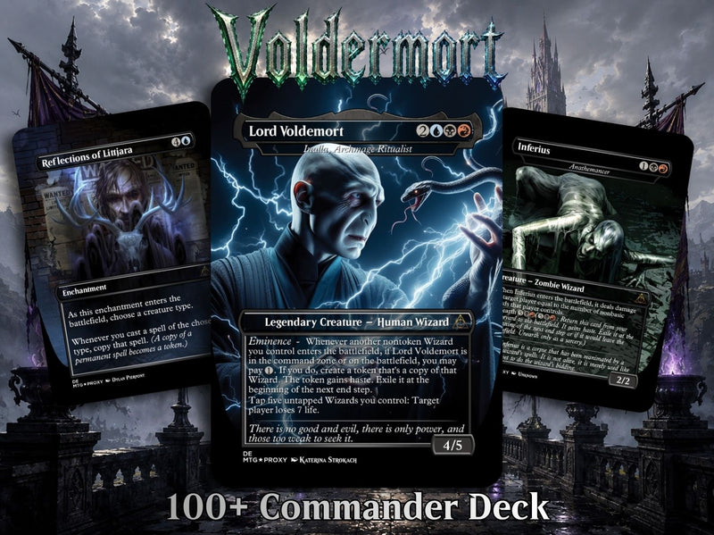 Voldemort’s Legion Commander Deck – 107+ Cards | ProxyTCG