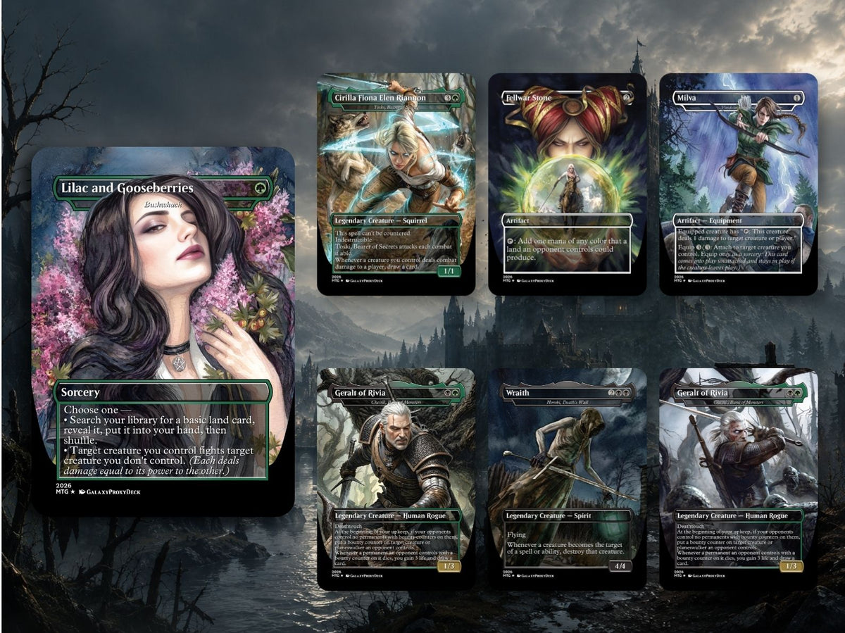 Witcher Themed Commander Deck - 117+ Cards | ProxyTCG