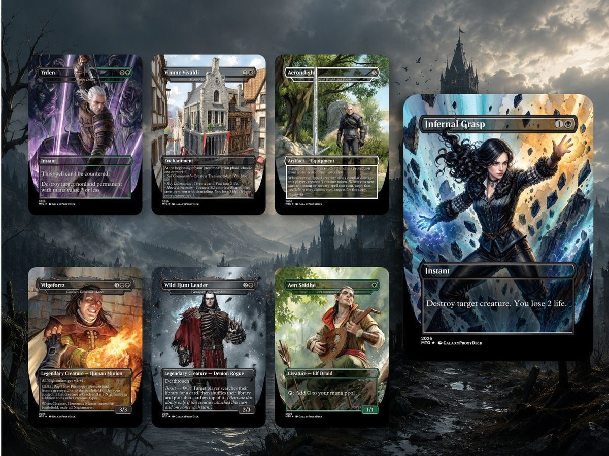 Witcher Themed Commander Deck - 117+ Cards | ProxyTCG