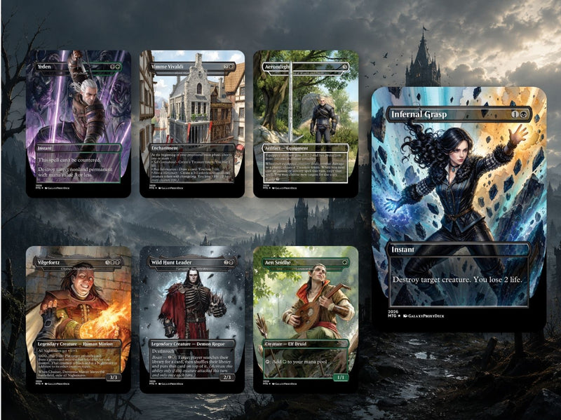 Witcher Themed Commander Deck - 117+ Cards | ProxyTCG