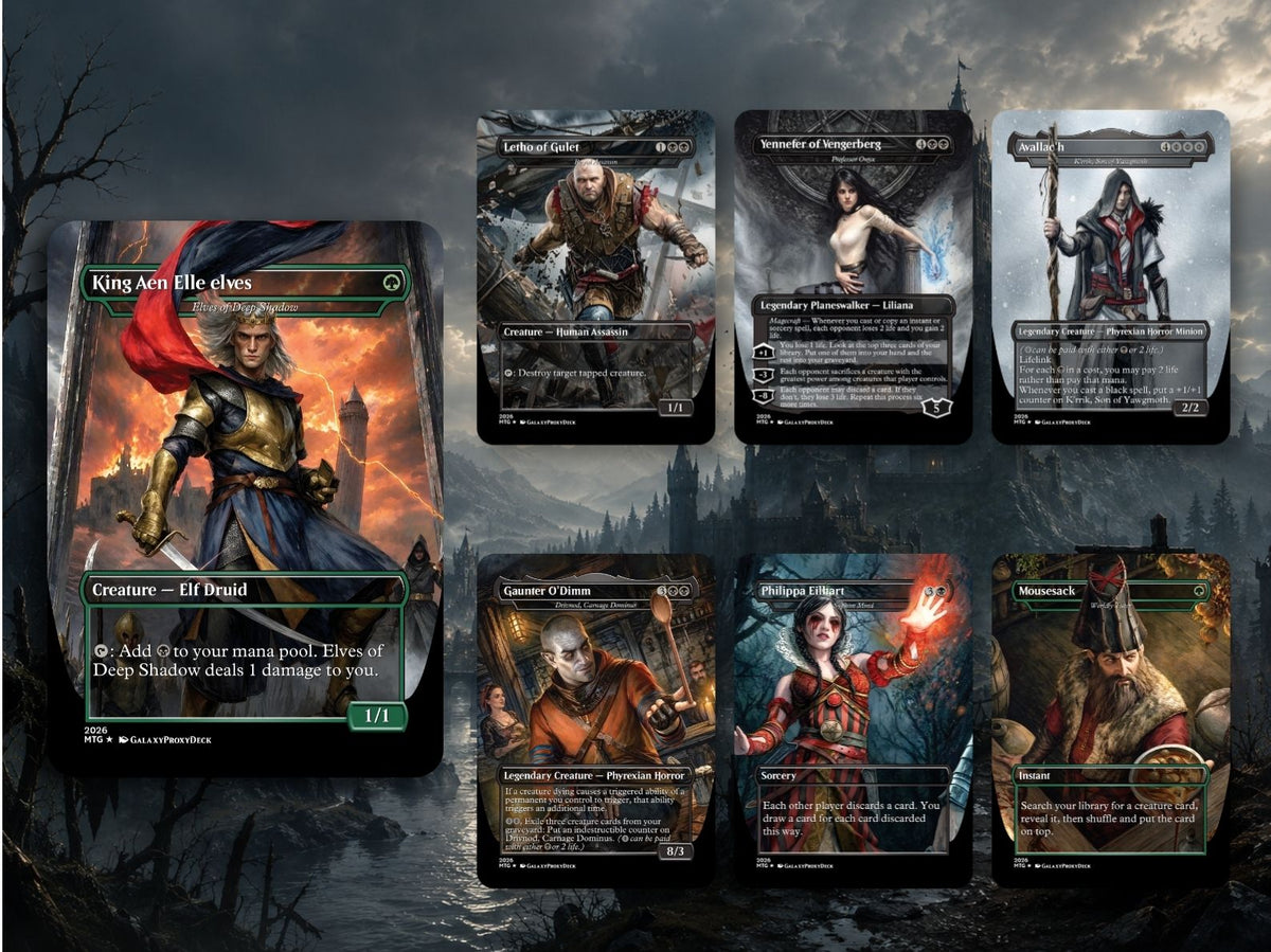 Witcher Themed Commander Deck - 117+ Cards | ProxyTCG