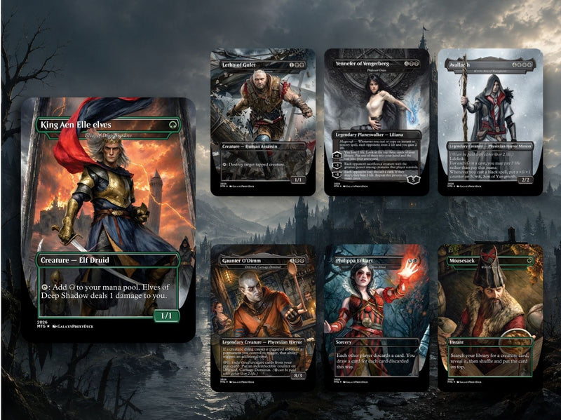 Witcher Themed Commander Deck - 117+ Cards | ProxyTCG