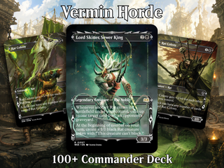 | New | Vermin Horde Commander Deck - 103+ Cards | ProxyTCG