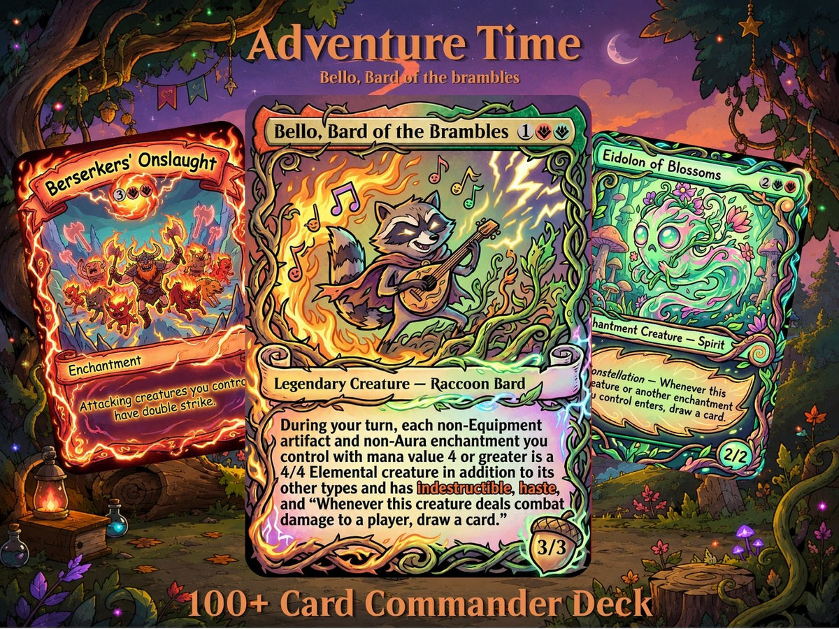 Adventure Time Bello Commander Deck | 100-Card MTG Proxy EDH Set | ProxyTCG