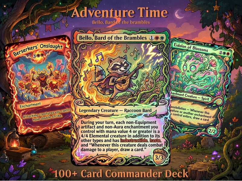 Adventure Time Bello Commander Deck | 100-Card MTG Proxy EDH Set | ProxyTCG