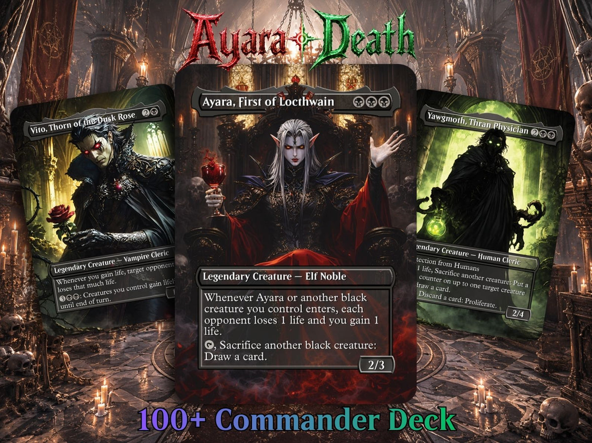 Ayara Death by 1000 Cuts Gothic Sacrifice 100+ Cards | ProxyTCG