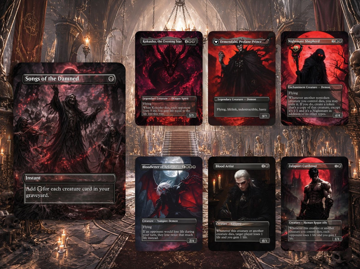 Ayara Death by 1000 Cuts Gothic Sacrifice 100+ Cards | ProxyTCG