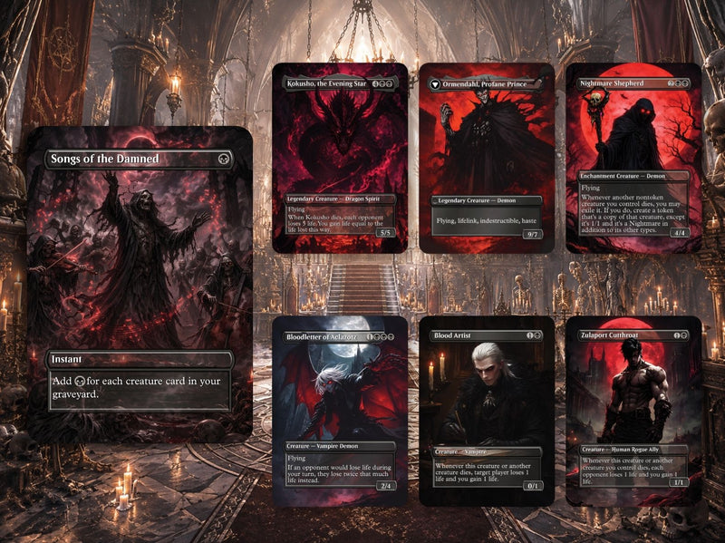 Ayara Death by 1000 Cuts Gothic Sacrifice 100+ Cards | ProxyTCG