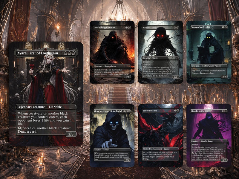 Ayara Death by 1000 Cuts Gothic Sacrifice 100+ Cards | ProxyTCG