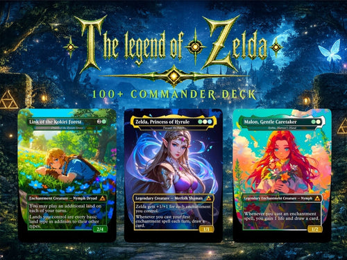 Hyrule Reborn Zelda-Inspired Commander Proxy Deck | 100+ Cards | ProxyTCG