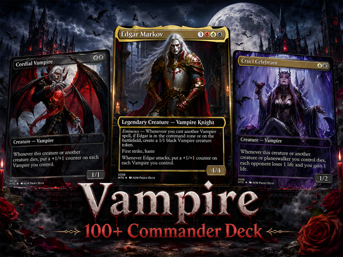 Vampire Commander Deck - 116+ Cards - ProxyTCG