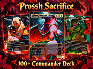 Prossh Sacrifice Commander Deck – 100+ Cards Custom Art EDH Set