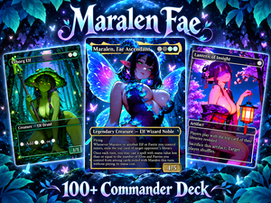Maralen Fae Commander Deck – 100+ Cards Custom Art EDH Set