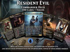 | New | Resident Evil Card Deck 100 Cards + Tokens, Zombie Tribal EDH | ProxyTCG