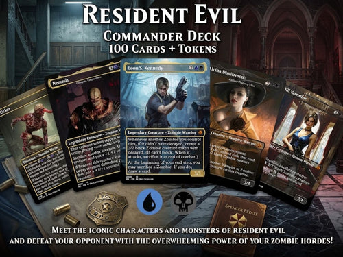 | New | Resident Evil Card Deck 100 Cards + Tokens, Zombie Tribal EDH | ProxyTCG