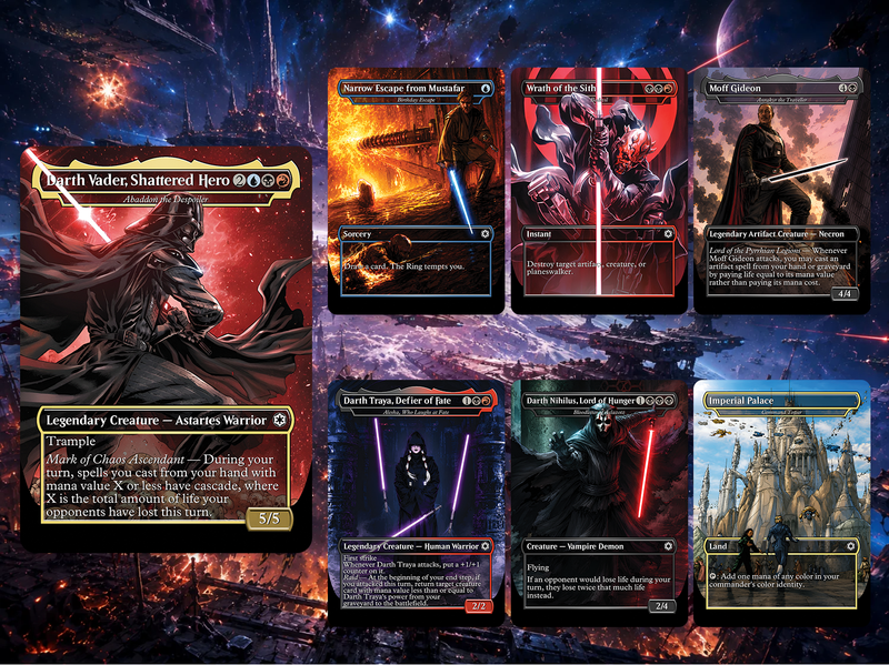 Star Wars Rise of the Sith Proxy Commander Deck | 100 Cards | ProxyTCG