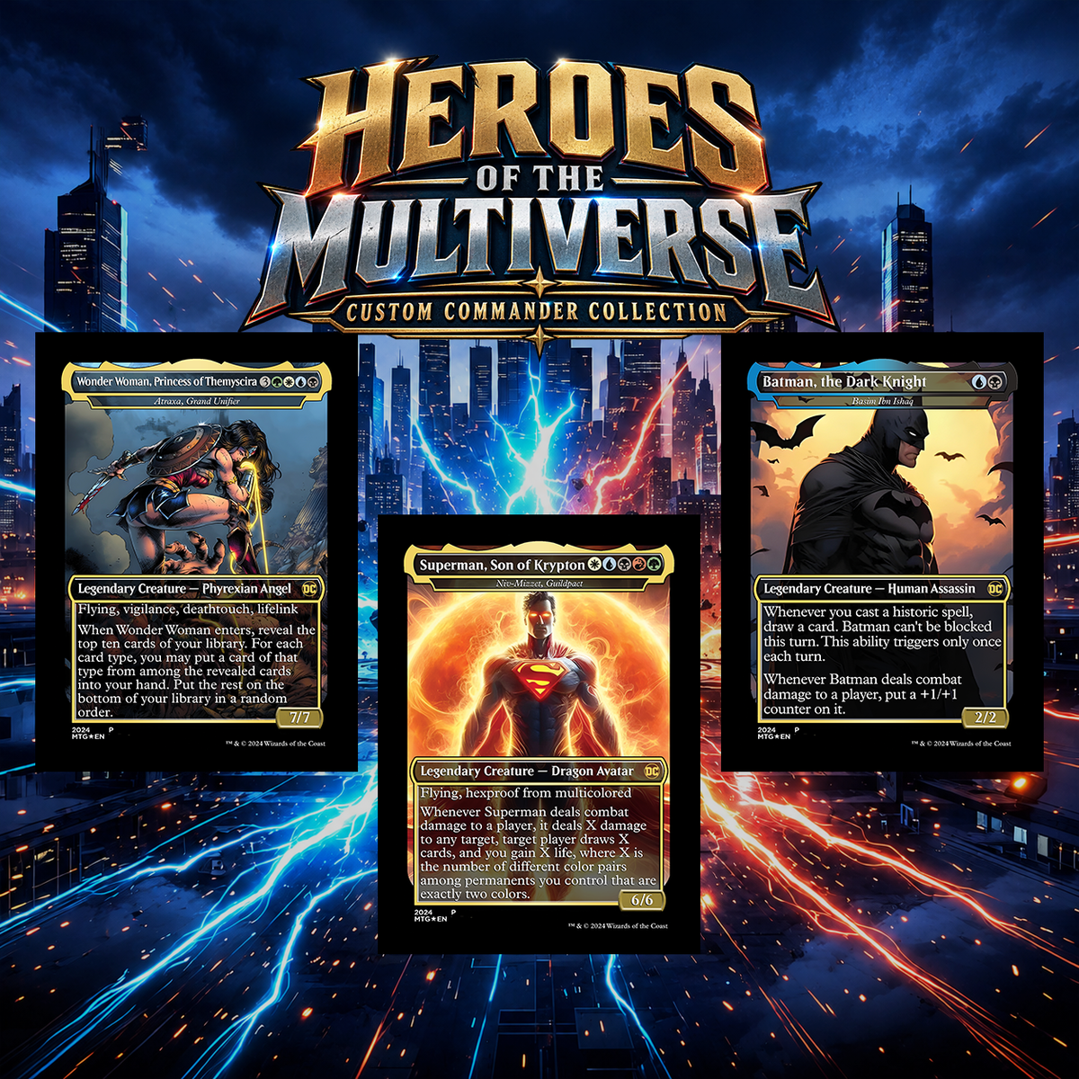 DC Superhero Commander Deck | 120+ Cards | ProxyTCG