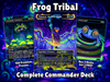 | New | Clement Frog Tribal | 100-Card MTG Proxy EDH Set | Trippy Bounce Strategy Deck | ProxyTCG