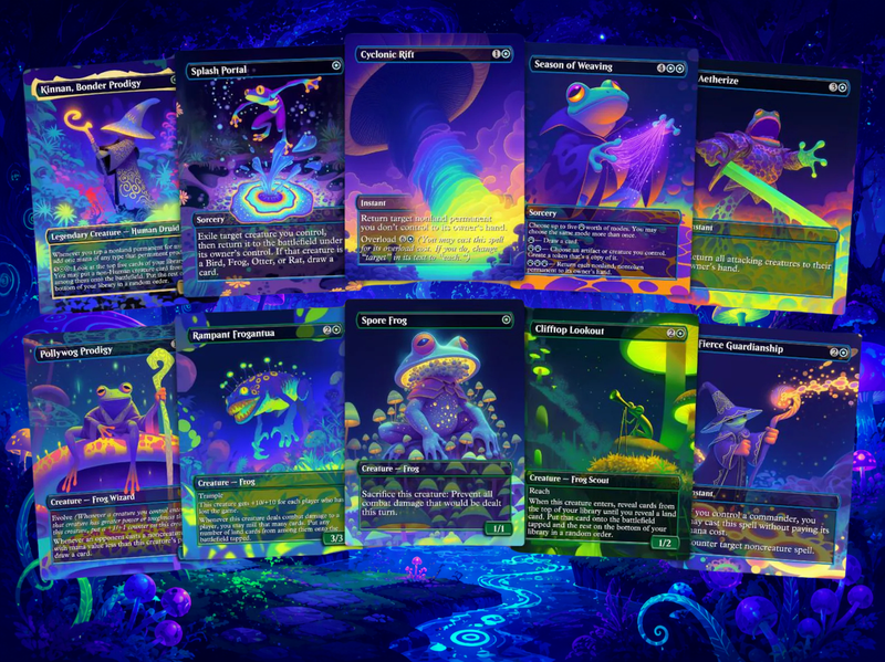 | New | Clement Frog Tribal | 100-Card MTG Proxy EDH Set | Trippy Bounce Strategy Deck | ProxyTCG