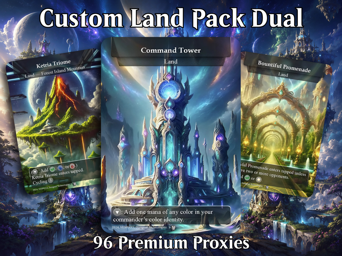 Dual, Fetch, Shock, Triome & Utility Lands | 90+ Cards | ProxyTCG