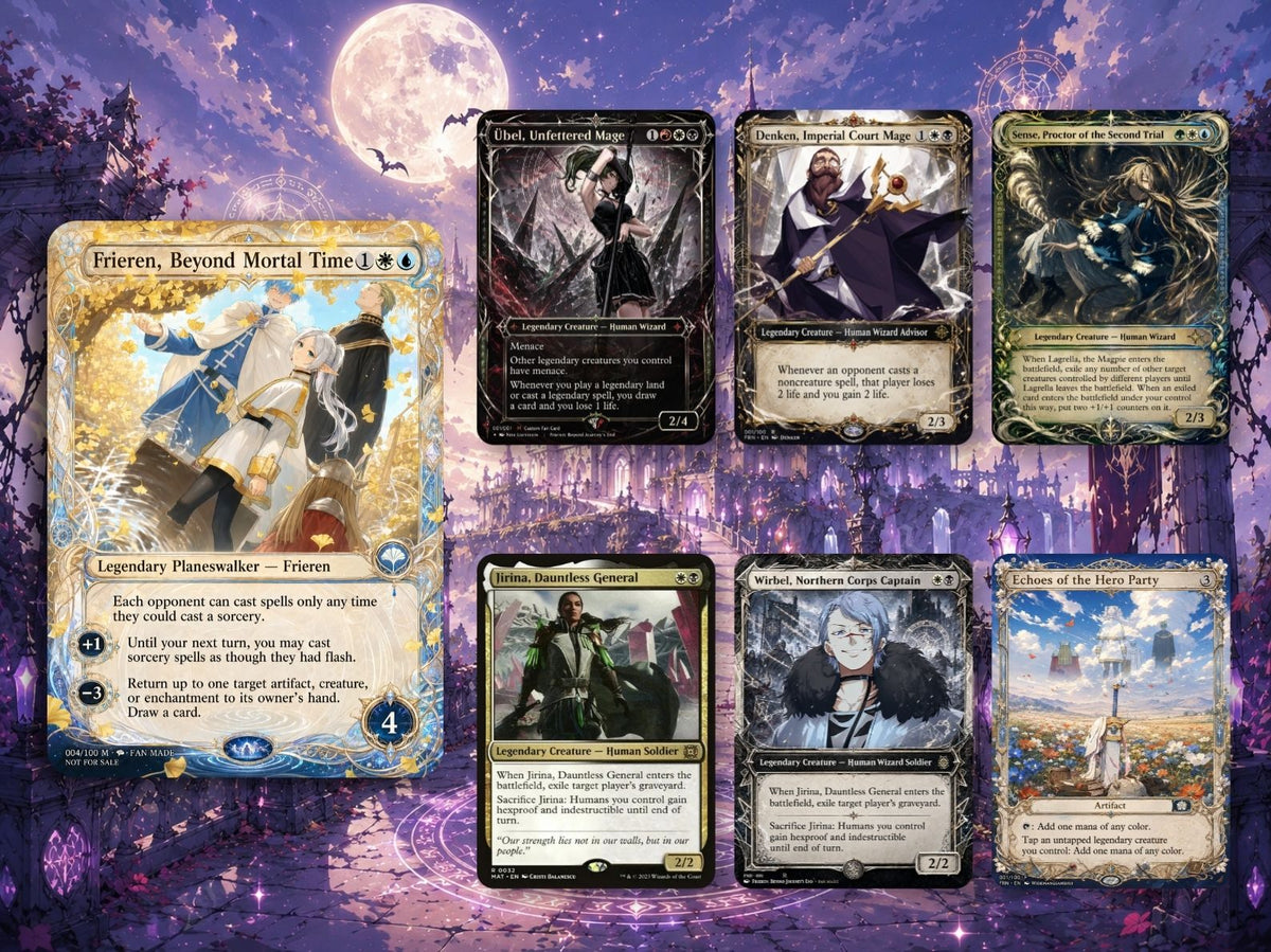 Frieren, Crimson Staff Age Commander Deck | 100+ Cards | ProxyTCG