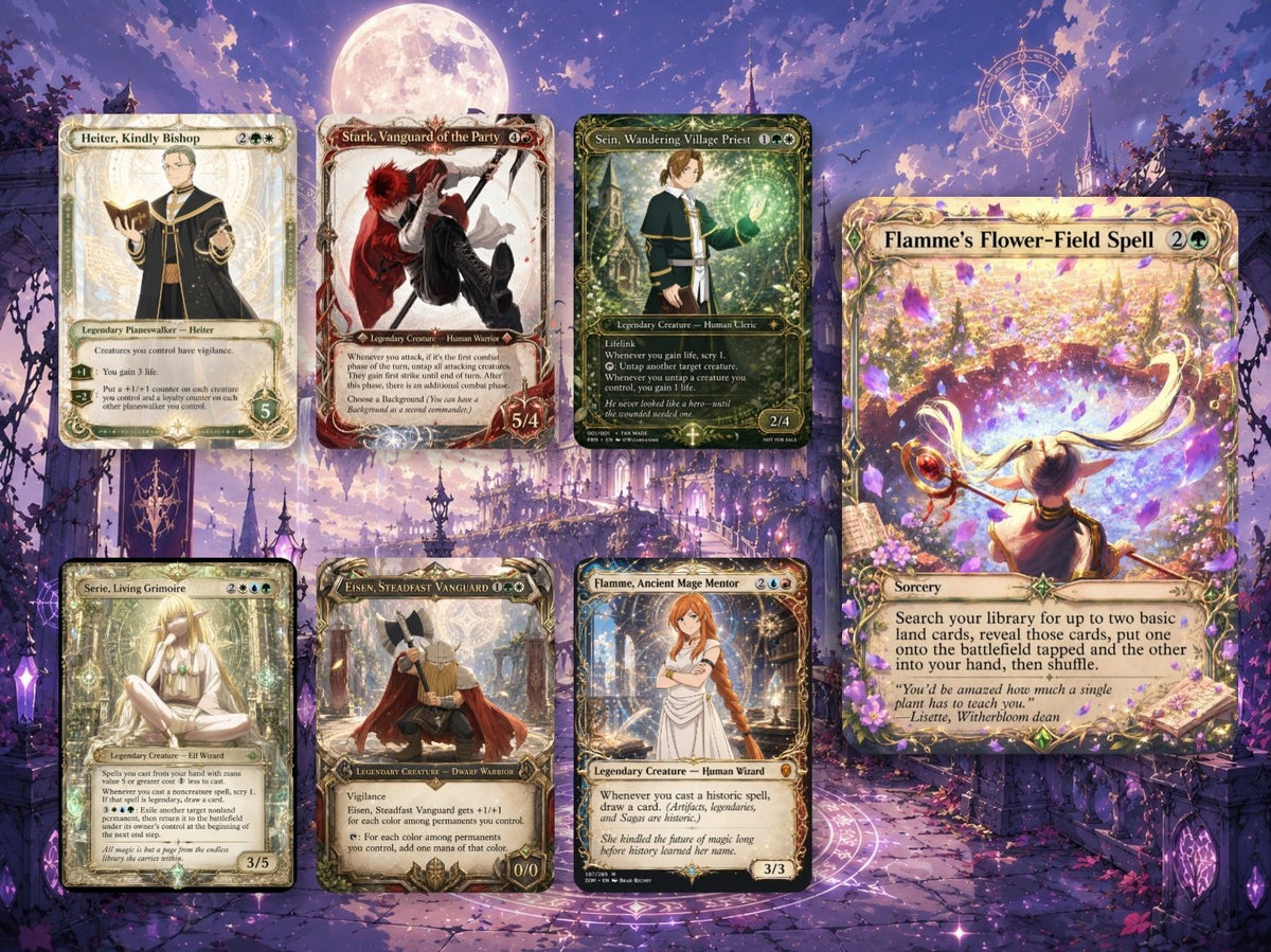 Frieren, Crimson Staff Age Commander Deck | 100+ Cards | ProxyTCG